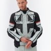 KURTKA MOTOCYKLOWA TEKSTYLNA REBELHORN RANGE GREY BLACK RED 3XL